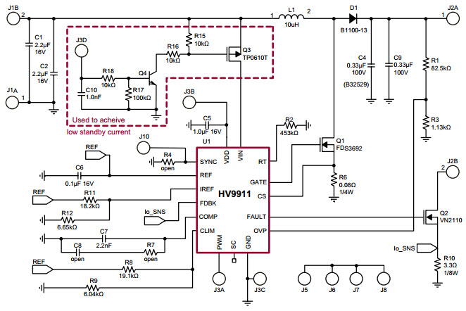 Microchip HV9911DB2 Reference Design 2