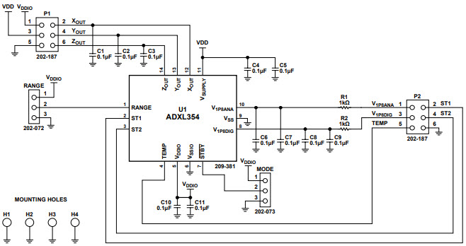 Analog Devices Inc. EVAL-ADXL354CZ Reference Design 2