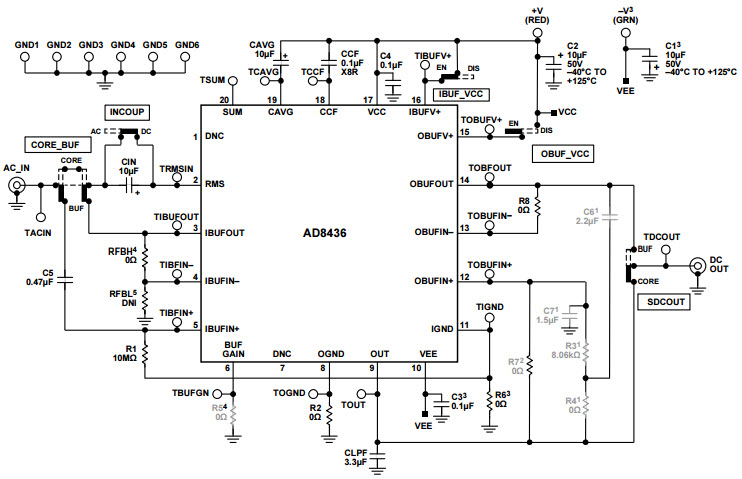 Analog Devices Inc. AD8436-EVALZ Reference Design 2