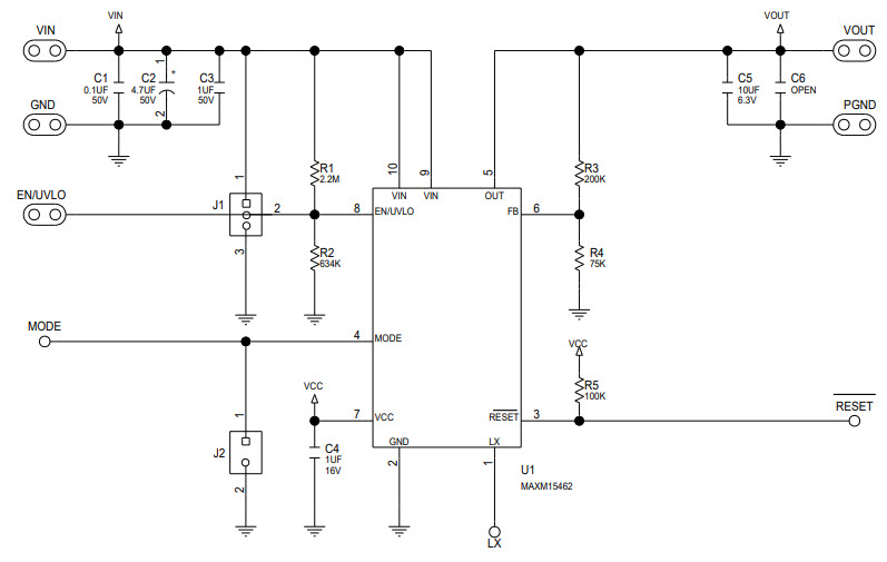 Maxim Integrated MAXM15462EVKIT# Reference Design 2