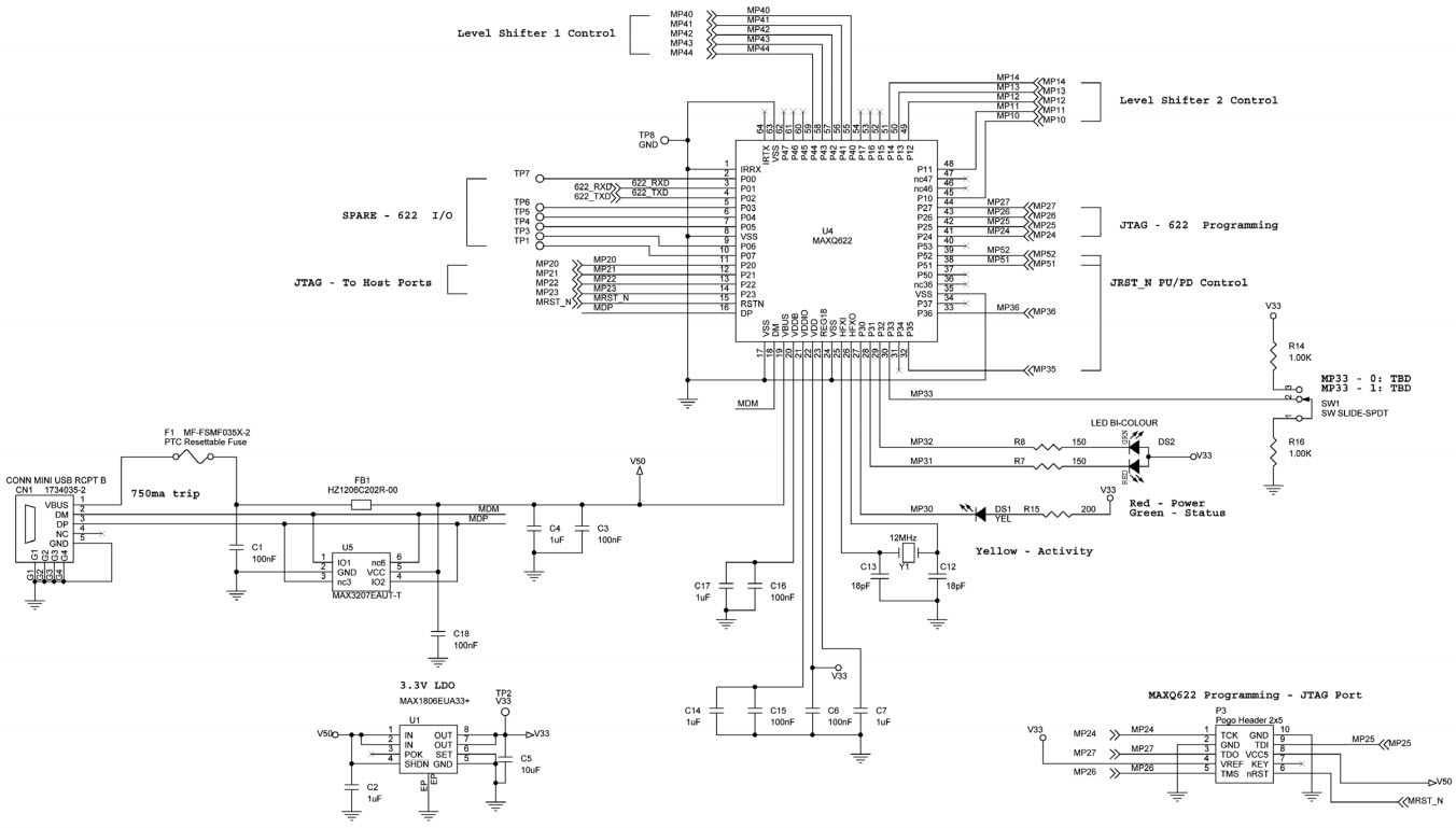 Maxim Integrated MAXQUSBJTAGOW-KIT# Reference Design 3