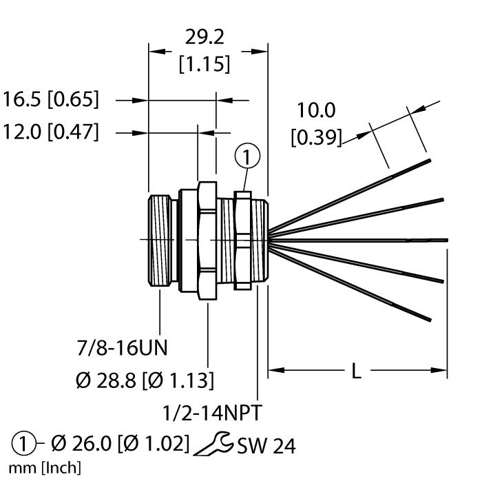 RSF 50-xM/NPT W/LNturck