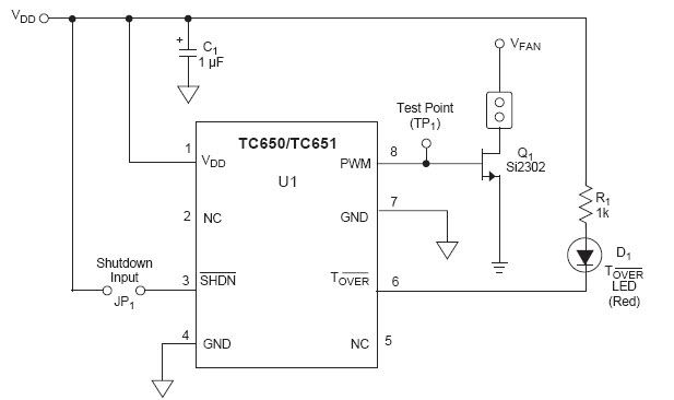Microchip Technology TC650DEMO Reference Design 2