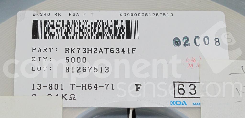 RK73H2AT6341FKOA Speer