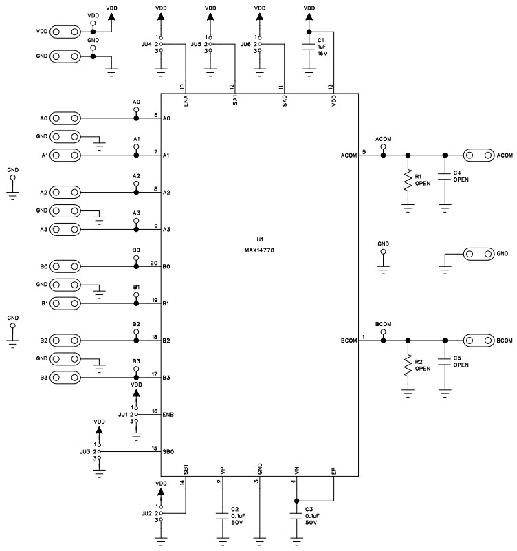 Maxim Integrated MAX14778EVKIT# Reference Design 1
