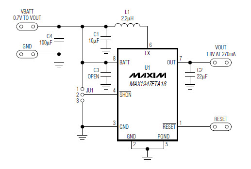 Maxim Integrated MAX1947EVKIT Reference Design 1
