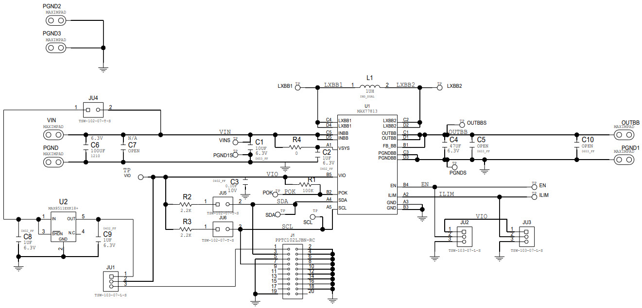 Maxim Integrated MAX77813EVKIT# Reference Design 2