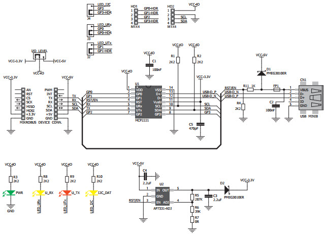 MikroElektronika USBI2CCLICK Reference Design 3