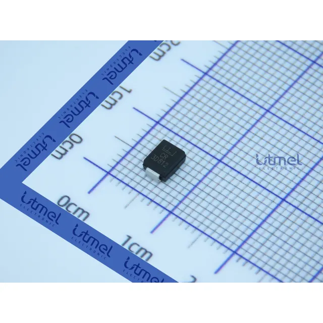 ON Semiconductor SMBJ40CA Real Photo with Scale Bar